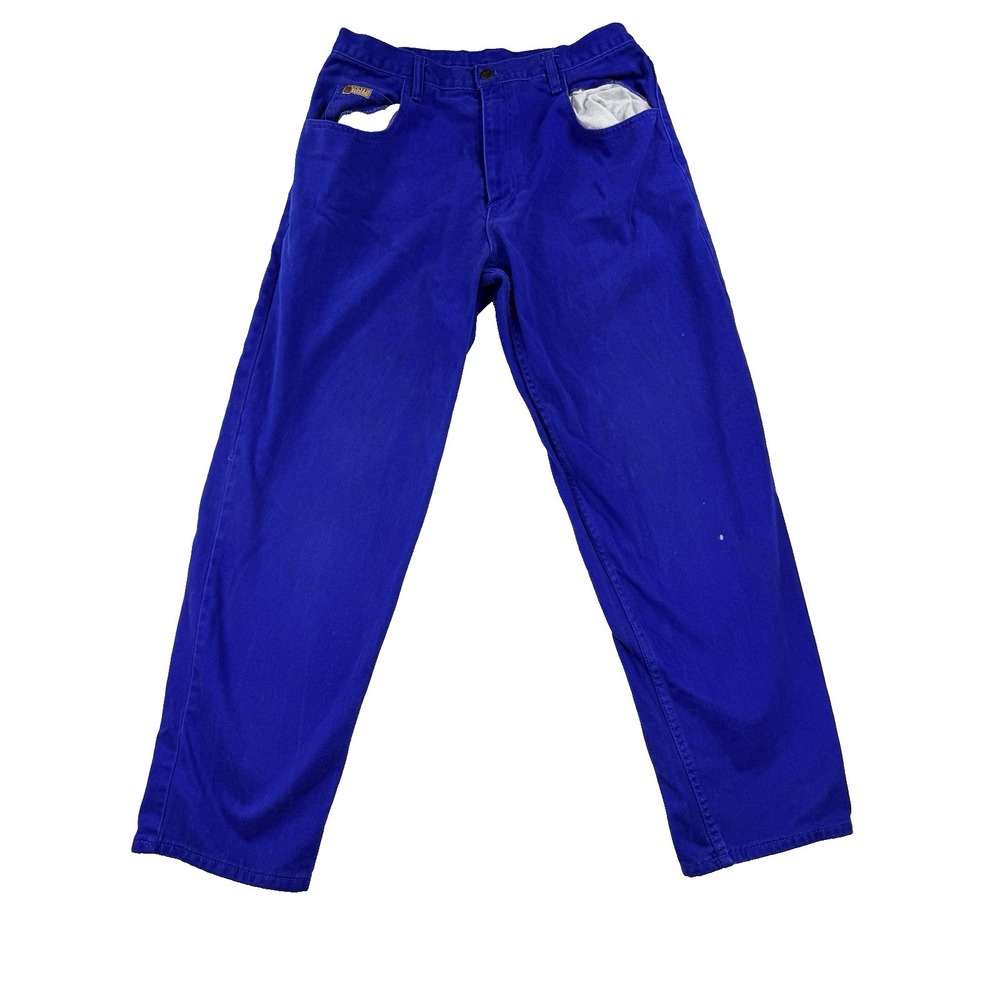 VINTAGE LA Gate Jeans Mens 36 Blue Tapered Leg Cotton Denim Skater 90s